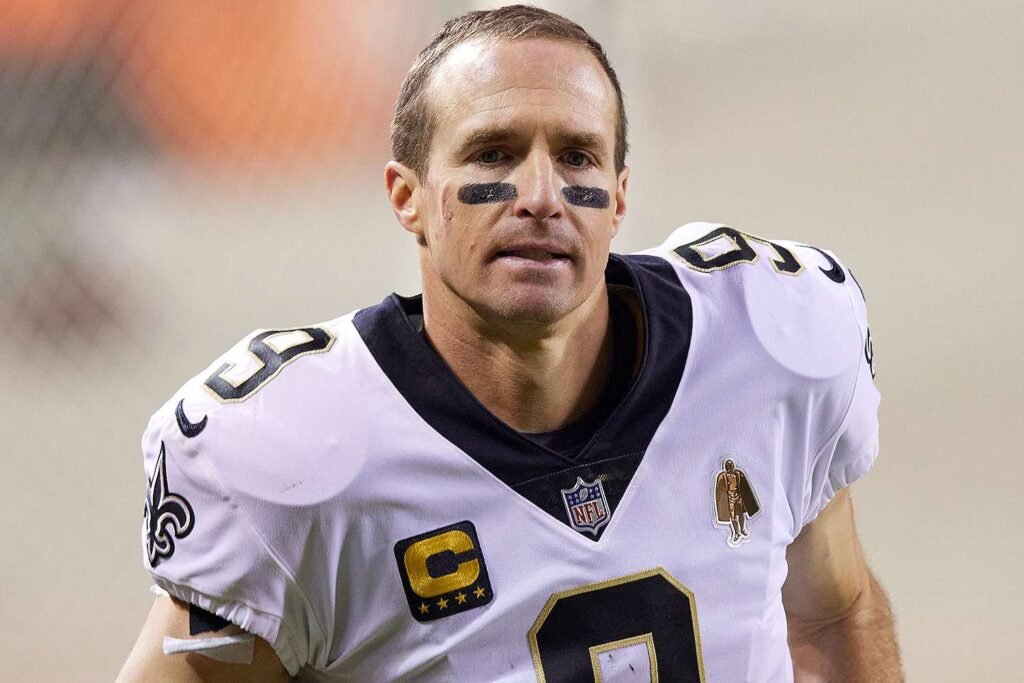 drew brees makes his nbc debut, internet amazed by his new hair